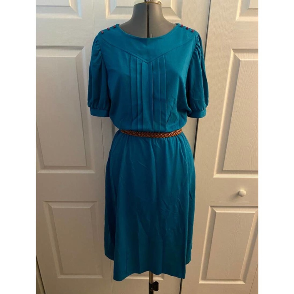 Vintage Teal Dress